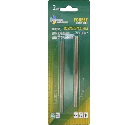 Ножи д/рубанка эл-го двустор.серия Forest Long Life 2 шт фото 2
